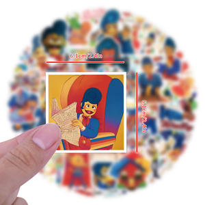 ZY3084C 50 Piezas Nuevas Pegatinas de Graffiti <span class=keywords><strong>Wally</strong></span> <span class=keywords><strong>Darling</strong></span> para Decorar Tazas, Guitarras, Computadoras Portátiles, Equipaje, Cascos, Vinilo Impermeable - Product Image 3