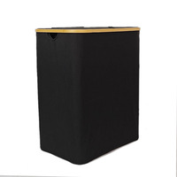 Panier à linge extra-large pliable en bambou 145L 141L 3 sections paniers à linge sales pour panier à linge divisé