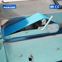 Machine à trancher polyvalente pour agneau et bœuf cuits, système de découpe polyvalent pour jambon, bacon et volailles, idéal pour les services de traiteur.