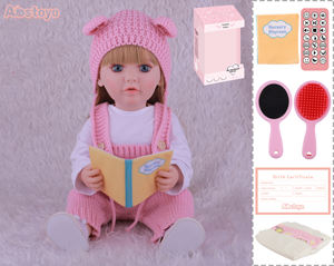 Poupée Reborn FiveStar de 56 cm en Vinyle et Caoutchouc, Jouet de Mode Réaliste pour Enfants, Idéale pour Lire des Histoires - Product Image 3