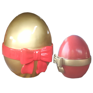 Œuf de Pâques géant en fibre de verre pour décorations extérieures, célébrations festives de Thanksgiving et de la fête <span class=keywords><strong>des</strong></span> pères - Product Image 1