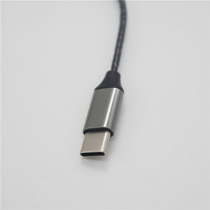 Cable adaptador de audio tipo C a 3,5 mm, conector de metal para uso con auriculares de teléfono móvil - Product Image 3