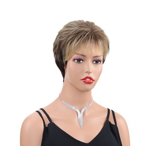 Peluca corta y recta Bei Yimei 0417A1 para mujer, estilo europeo americano, para cualquier forma de rostro - Product Image 5