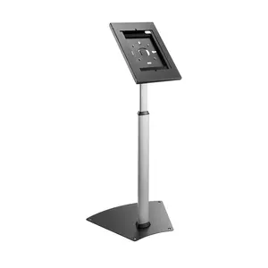 Anti-Theft Height Adjustable Tablet Kiosk Stand Adjustable Computer Keyboard Stand for Phone and tablet