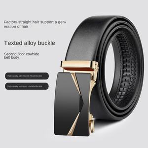 Men's Automatic Buckle Genuine Leather Belt
