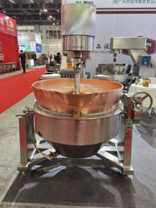 Máquina de cocina de olla de cobre de bronce Industrial automática con agitador de gran capacidad para Bountiful Sweet Toffee Delight - Product Image 2