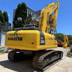 Excavadora de 20 toneladas, excavadora Komatsu usada a bajo precio, excavadora Pc200 a la venta, en excelentes condiciones - Product Image 6