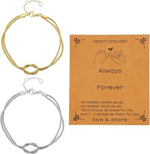 Unisex liefdesknoop paar armband slangketting knoop ketting armband voor koppels - Product Image 2