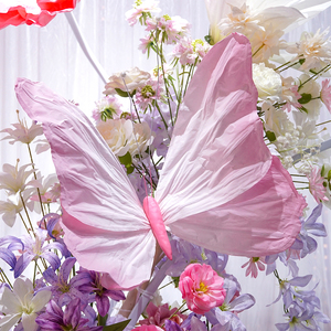 Fondo de Boda Moderno y Lujoso con Flores de Seda Gigantes y Banco de Metal Blanco <span class=keywords><strong>para</strong></span> Decoración de Eventos en Interiores/Exteriores - Product Image 3
