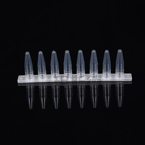 Tubos PCR Yueside de 8 Tubos, 0.2 ml Cada Uno, con Tapas, Consumibles de Laboratorio para Pruebas PCR - Product Image 1