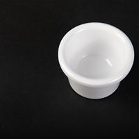 Petits bols à sauce soja en mélamine blanche et noire, style japonais et coréen, coupelles à trempette en plastique, vente en gros
