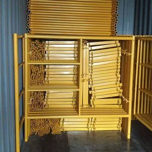 H 프레임 비계 건축 자재 확장형 작업 플랫폼 건설용 강철 비계 - Product Image 6