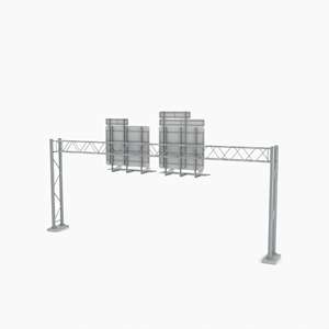 आउटडोर मेटल रिफ्लेक्टिव साइन बोर्ड ट्रैफिक गैन्ट्री रोडवे गैल्वेनाइज्ड एक्सप्रेसवे हाईवे साइन स्टैंड - Product Image 2