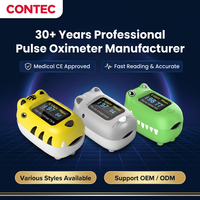 CONTEC CMS50Q1 Service d'assurance commerciale fourni oxymètre CMS50QA pédiatrique oxymètre de pouls infantile bout des doigts