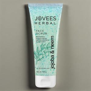 Jovees Herbal Jojoba &amp; Neem Face Scrub 100 Ml Pure Natural Formula - Product Image 3