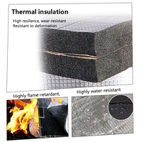 Funas Modern 25mm Mousse de caoutchouc avec feuille d'aluminium en rouleaux, insonorisant, isolation thermique automobile, tapis auto-adhésif amortissant