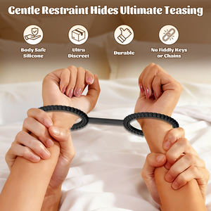 Наручники для взрослых, секс-игрушка, БДСМ-фиксаторы для рук, SM-игрушки для женщин и пар, эротические игры для взрослых, секс-игрушки для фиксации на кровати, БДСМ-игрушки - Product Image 4