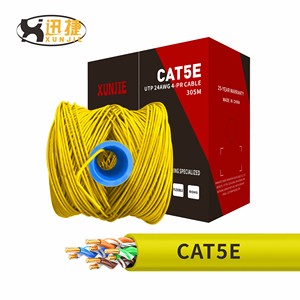 305Meters <strong>FTP</strong> LAN Cable With PVC Jacket U/UTP Cat5 Cat5e Copper Ethernet Network Cable With 350MHZ CMR FT4 CMP Plenum FT6 - Product Image 6