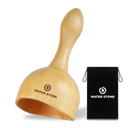 Bâton de massage personnalisé Gua Sha Outils en bois pour l'abdomen, le ventre, la taille, le cou, le visage, ensemble de massage corporel