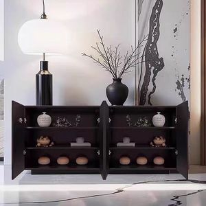 Ánh sáng sang trọng <span class=keywords><strong>sideboard</strong></span> pháp phong cách công suất lớn bằng gỗ lưu trữ tủ đồ nội thất nhà phòng khách tủ - Product Image 5