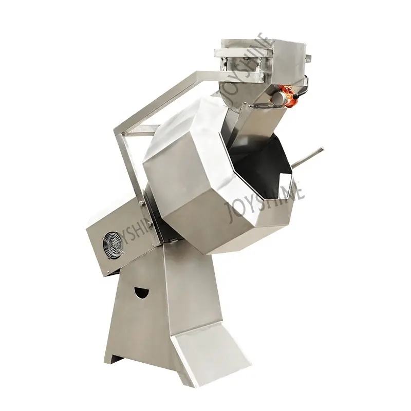 Fried Food Potato Chips Snacks Seasoning Machine Octagonal Peanut Flavoring Coating Machine