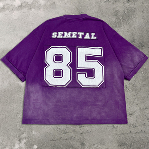 เสื้อยืดคอตตอนทรงหลวมสไตล์วินเทจ ปักลายซันเฟด ทรงโอเวอร์ไซส์ ทรงบ็อกซี่ ล้างสีแบบแอซิดวอช รับสั่งทำเสื้อยืด - Product Image 4