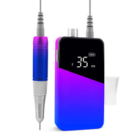 Nouveau Kit Complet de Manucure Ergonomique 2026 à Faible Vibration 35000 tr/min pour Prothésistes Ongulaires Professionnels – Stylo Rechargeable Portable en Plastique
