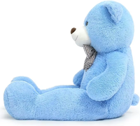 Enfants charmant câlin bleu géant ours en peluche peluche jeter poupée émotionnelle soulager meilleurs cadeaux 47 pouces mignon peluche jouet