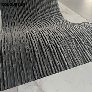 Matériau en pierre souple <span class=keywords><strong>d</strong></span>'intérieur ignifuge de haute qualité, très vendu, en fibres de ciment modifiées, pour revêtement mural effet pierre liquide - Product Image 1