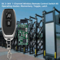 Kit Récepteur RF Miniature à Signal Stable, Carte Nu, DC3-36V, Interrupteur Sans Fil 1 Canal pour Verrouillage Centralisé et Alarmes de Sécurité Automobile