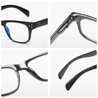 Montures de lunettes carrées tendance, lunettes de jeu sur ordinateur, lunettes anti-lumière bleue, monture optique pour hommes et femmes
