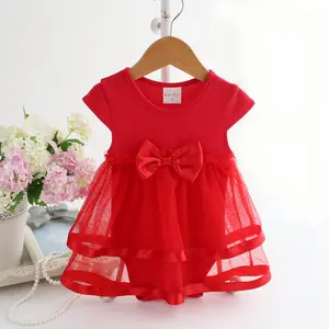 Ropa para niños, tienda en línea, último producto, vestido de fiesta de bebé para niñas, vestidos recién nacidos de proveedor de China