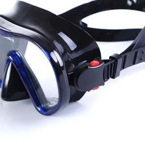 Masque de plongée sans cadre, verre trempé 4,0 mm, silicone, adulte, anti-buée, sports nautiques - Product Image 3