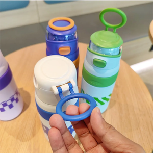 Nouvelle gourde isotherme en acier inoxydable, portable, pour extérieur, bouteille d'eau sportive anti-choc. - Product Image 3