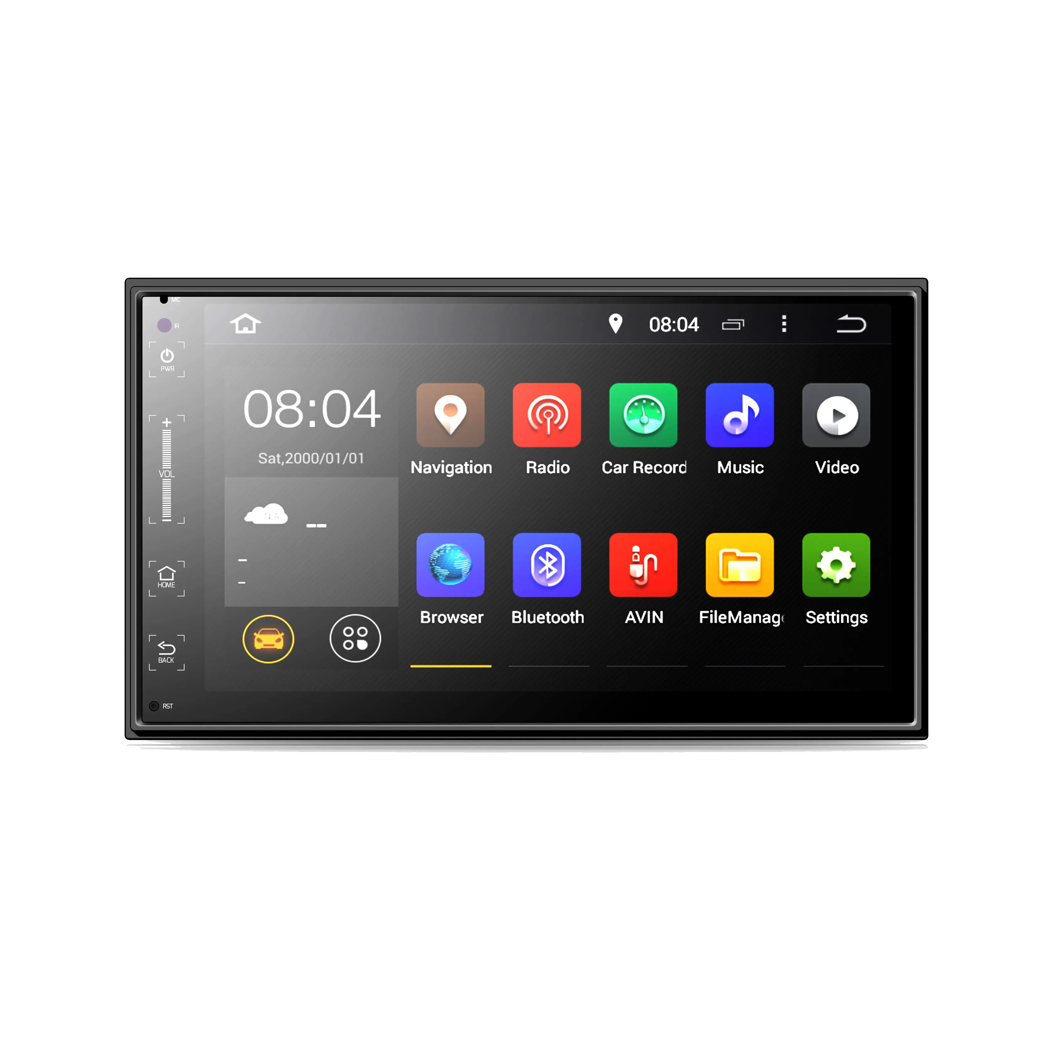 Som de carro universal 2 din, com navegação gps, tela sensível ao toque de 7 ", mp5 player rds, rádio estéreo, oferta direta de fábrica, dvd cd player