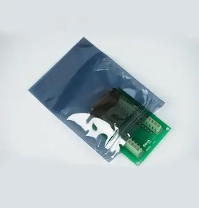 Material reciclado acessórios eletrônicos embalagem saco plástico com zíper de vedação antiestática