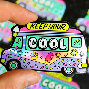 Chất lượng cao tùy chỉnh logo sticker tự dính in kỹ thuật số không thấm nước PVC Vinyl tại chỗ UV lớn lên chết Cắt nhãn dán - Product Image 5