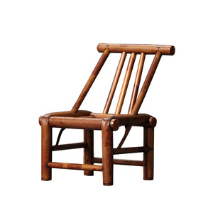 เก้าอี้ไม้ไผ่ขนาดเล็ก งานฝีมือสานไม้ไผ่ธรรมชาติ ของตกแต่งบ้าน - Product Image 5