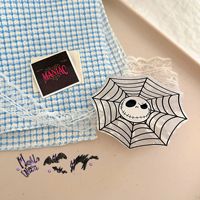 DOWELL Acetato coreano Estampado de leopardo Diadema Moda Engrosada Ancho Nuevo Halloween Bat Claw Spider Web Hair Clip