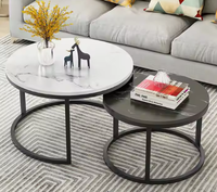 Ensembles de Meubles de Salon Tables Basses Centrales Luxe Moderne Table Basse en Bois pour Salon