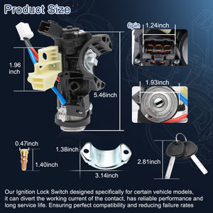 Nieuwe Yithsway contactslotcilinder en behuizing 81910-B2100 voor SOUL 2014-2016 met 2 sleutels vervangt 81450-34190 - Product Image 4