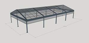 Painéis Sólidos de Policarbonato Motorizados para Cobertura Externa, Gazebo com Revestimento em Pó, Pérgola Bioclimática com Lâminas de Alumínio - Product Image 2