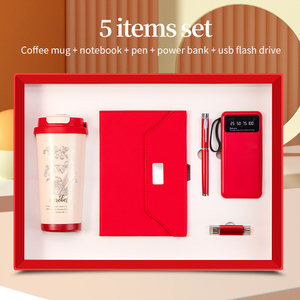 비즈니스를위한 VIP 맞춤형 기업 선물 세트 5 in 1 머그 노트북 펜 전원 은행 및 USB 플래시 드라이브 - Product Image 5