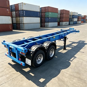 Semirremolque Esqueleto de 2 Ejes en Oferta para Transporte de Contenedores en África, Cierres Giratorios Estándar para Asegurar Contenedores, Estructura de Alta Resistencia - Product Image 6