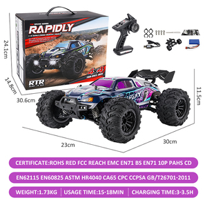 Coche RC Scy 16101 2.4ghz 4WD, Carros a <span class=keywords><strong>Control</strong></span> <span class=keywords><strong>Remoto</strong></span> 1/16 38km/H, Camioneta de <span class=keywords><strong>Control</strong></span> <span class=keywords><strong>Remoto</strong></span> Todoterreno de Alta Velocidad - Product Image 5