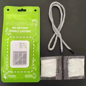 Lámpara de Agua Salada para Senderismo y Pesca, Accesorios de Emergencia, Luces para Exteriores, Lámpara LED de Pared Resistente al Agua que Funciona con Sal y Agua - Product Image 1
