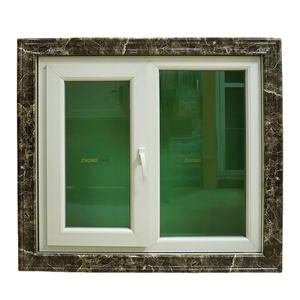 Prix usine Fenêtres composites Balcon à faible coût Toit à double paysage avec glaçure Ouverture centrale Fenêtre à battant unique - Product Image 5