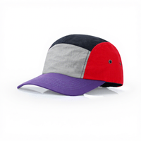 Casquette de camping personnalisable à 5 panneaux, séchage rapide, imperméable, pour la randonnée, le cyclisme, la pêche, les activités de plein air, casquette de baseball légère en polyester