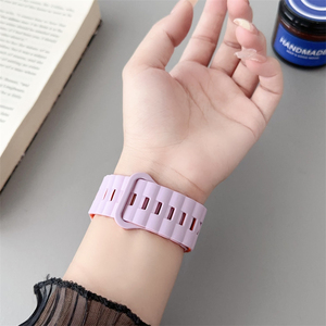 Correa de Repuesto para Reloj Inteligente, Accesorios Deportivos, Banda Magnética de Silicona de Doble Cara para <span class=keywords><strong>Apple</strong></span> <span class=keywords><strong>Watch</strong></span> Series - Product Image 3