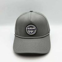 Gorra de Béisbol al por Mayor con Orificios Cortados con Láser, 5 Paneles, Impermeable, Gorras para Hombre, Cierre de Cuerda, Gorra Personalizada con Parche de Goma de PVC, Logotipo, Gorra de Golf para Correr